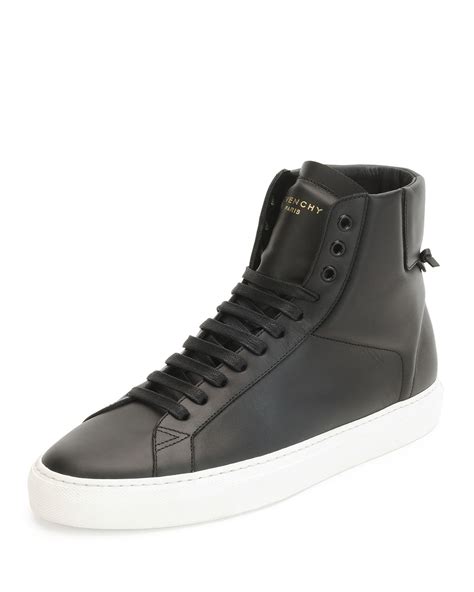 givenchy black high tops|More.